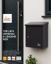Smart Parcel Box® Medium Front Access Black