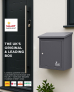Smart Parcel Box® Medium Front Access Dark Grey