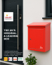 Smart Parcel Box® Medium Front Access Red
