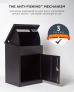 Smart Parcel Box® Medium Front Access Black