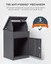 Smart Parcel Box® Medium Front Access Dark Grey