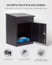 Smart Parcel Box® Medium Front Access Black