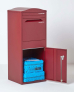 Smart Parcel Box® Large Curve Top Front Access Bordeaux