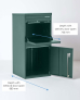 Smart Parcel Box® Extra Large Front & Rear Access Green