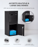 Smart Parcel Box® Large Front & Rear Access Black