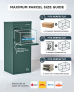 Smart Parcel Box® Large Front & Rear Access Green