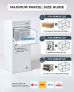Smart Parcel Box® Large Front & Rear Access White