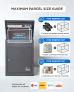 Smart Parcel Box® Medium Front Access Dark Grey