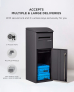 Smart Parcel Box® Extra Large Slanted Top Front Access Black