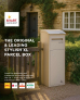 Smart Parcel Box® Extra Large Slanted Top Front Access Stone