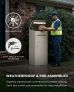 Smart Parcel Box® Extra Large Slanted Top Front Access Stone