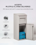 Smart Parcel Box® Extra Large Slanted Top Front Access Stone