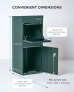Smart Parcel Box® Large Front & Rear Access Green