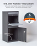 Smart Parcel Box® Large Front & Rear Access Dark Grey