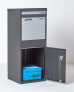 Smart Parcel Box® Large Front & Rear Access Dark Grey