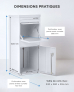 Smart Parcel Box® Large Front & Rear Access White