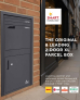 Smart Parcel Box® Extra Large Front & Rear Access Black