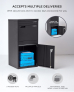 Smart Parcel Box® Extra Large Front & Rear Access Black