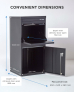 Smart Parcel Box® Extra Large Front & Rear Access Black
