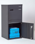 Smart Parcel Box® Extra Large Front & Rear Access Black