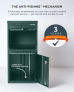 Smart Parcel Box® Extra Large Front & Rear Access Green