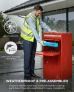 Smart Parcel Box® Extra Large Front & Rear Access Red