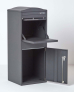 Smart Parcel Box® Large Curve Top Front Access Dark Grey