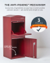 Smart Parcel Box® Large Curve Top Front Access Bordeaux