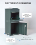 Smart Parcel Box® Large Curve Top Front Access Green