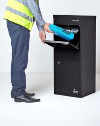 SMART PARCEL BOX™ Large Front & Rear Access Black