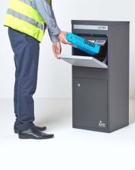 SMART PARCEL BOX™ Large Front & Rear Access Dark Grey