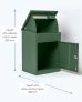 Medium Green Smart Parcel Box 9