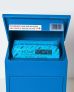 Medium Front Access Blue Smart Parcel Box