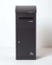 Extra Large Slanted Black Smart Parcel Box 2