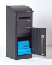 SMART PARCEL BOX™ Extra Large Slanted Top Front Access Black
