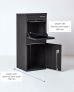 SMART PARCEL BOX™ Large Front & Rear Access Black