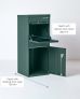 SMART PARCEL BOX™ Large Front & Rear Access Green