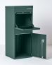 Large Front & Rear Access Green Smart Parcel Box