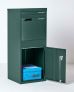 SMART PARCEL BOX™ Large Front & Rear Access Green