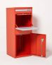 Smart Parcel Box® Large Front & Rear Access Red