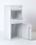 Large Front & Rear Access White Smart Parcel Box