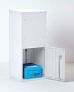 Large Front & Rear Access White Smart Parcel Box