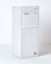 Large Front & Rear Access White Smart Parcel Box