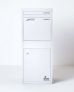 Large Front & Rear Access White Smart Parcel Box