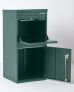 Extra Large Front & Rear Access Green Smart Parcel Box