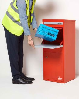 SMART PARCEL BOX™ Large Front & Rear Access Red