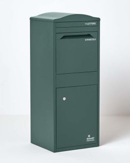 SMART PARCEL BOX™ Large Curve Top Front Access Green