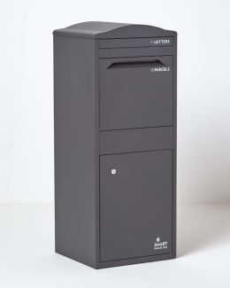 SMART PARCEL BOX™ Large Curve Top Front Access Dark Grey