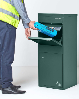 Smart Parcel Box® Large Front & Rear Access Green