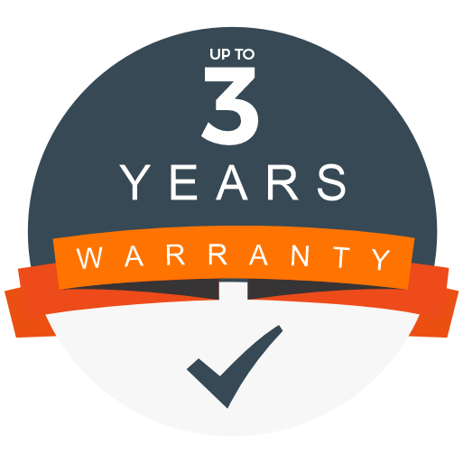 3 Years Warranty